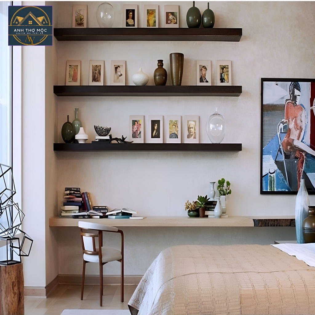 Kệ Treo Tường Trang Trí Nhiều Kích Thước Tùy Chọn