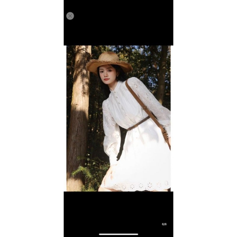 Đầm midi Topshop tay dài