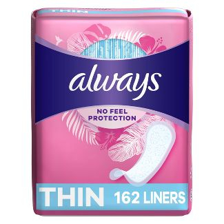 [BILL MỸ ĐI AIR]_Băng vệ sinh Always Incredibly Thin Liners Wrapped Unscented 162 miếng