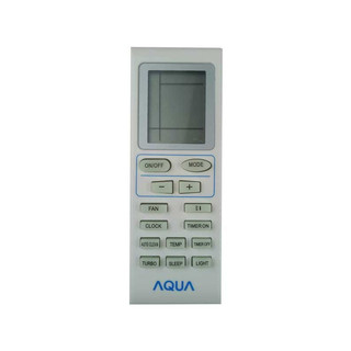 Điều Khiển Remote Máy Lạnh Aqua Trắng Ngắn chữ Aqua xanh tặng kèm pin