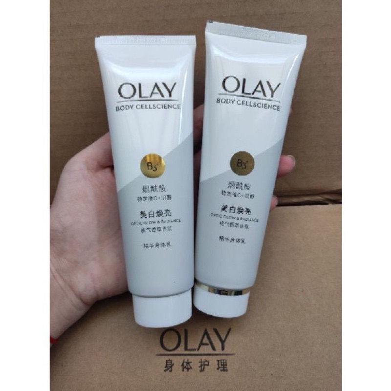 Dưỡng Thể Olay Body Cellscience B3 + Optic Glow & Radiance Body Lotion 250mL