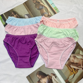 Quần lót nữ cotton trơn cao cấp thiết kế đơn giản dạng cạp cao mềm mại thoáng mát size 40kg-80kg