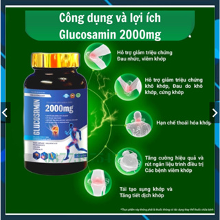 Viên uống xương khớp Glucosamine 2000mg -Viên bổ xương khớp Glucosamin