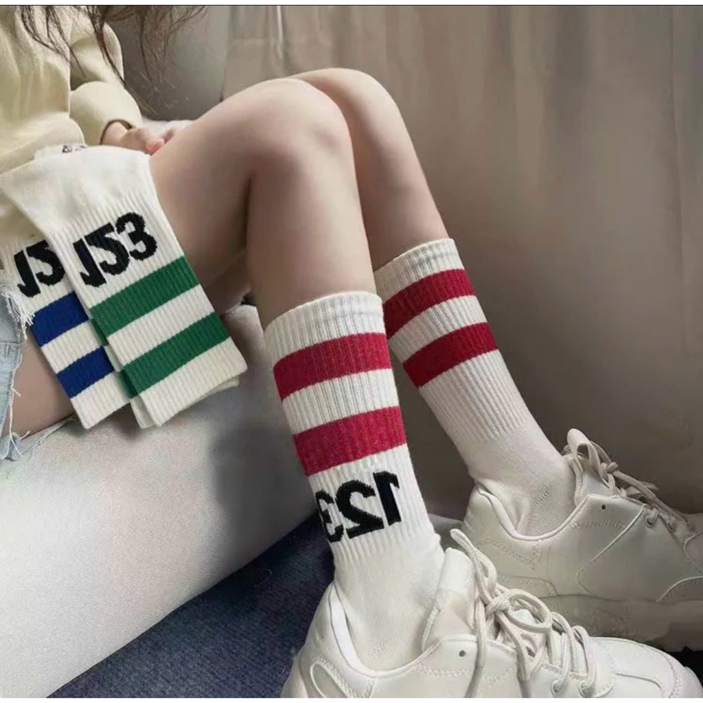 Tất vớ nam nữ 123 chất liệu vải Hàn Quốc co giãn bốn chiều, phong cách đơn giản, chống hôi chân HAZEE
