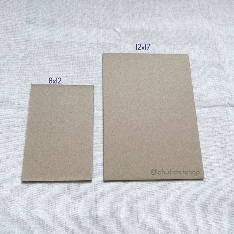 Chút Chít Shop | Bìa lạnh đồ gói card dày 3mm nâu size 8x12,12x17