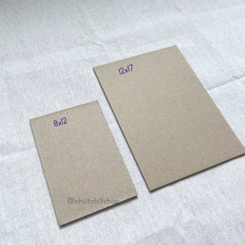 Chút Chít Shop | Bìa lạnh đồ gói card dày 3mm nâu size 8x12,12x17