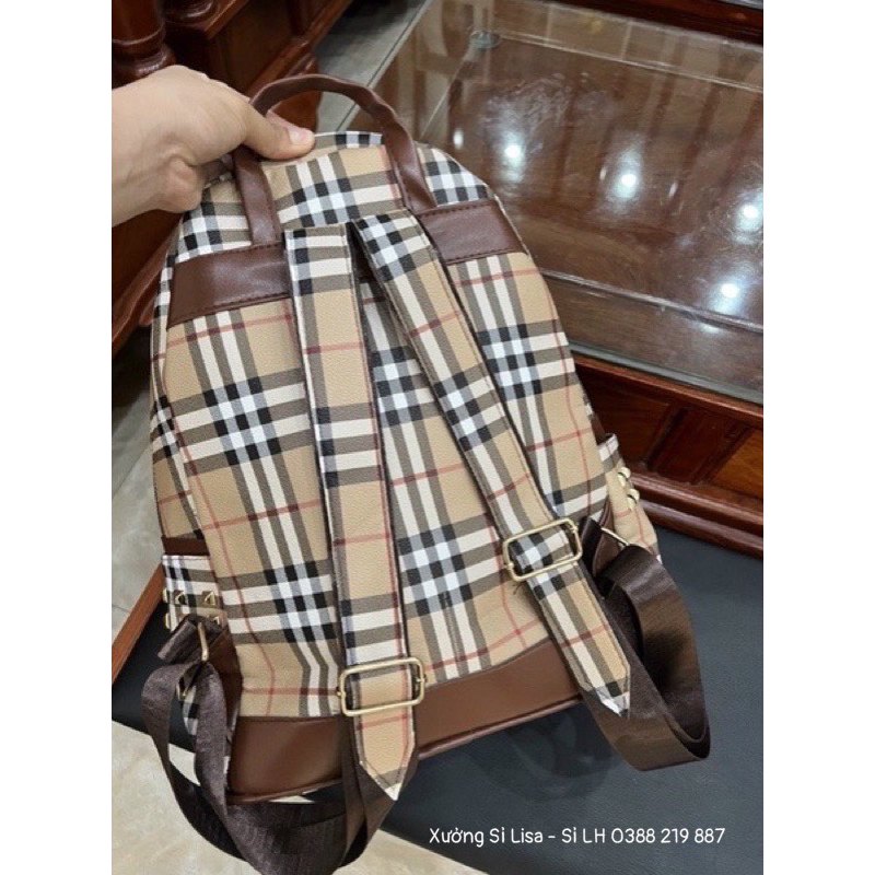 Balo nữ nam đi học đi chơi BBR da pu cao cấp size 40 bảo hành 3 tháng