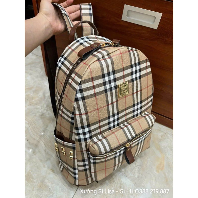 Balo nữ nam đi học đi chơi BBR da pu cao cấp size 40 bảo hành 3 tháng