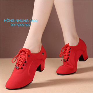 Giầy khiêu vũ nữ cao 5 cm hàng Quảng Châu. Êm mềm