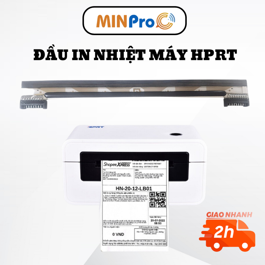 Đầu in nhiệt MINPRO dùng cho máy in nhiệt HPRT N41