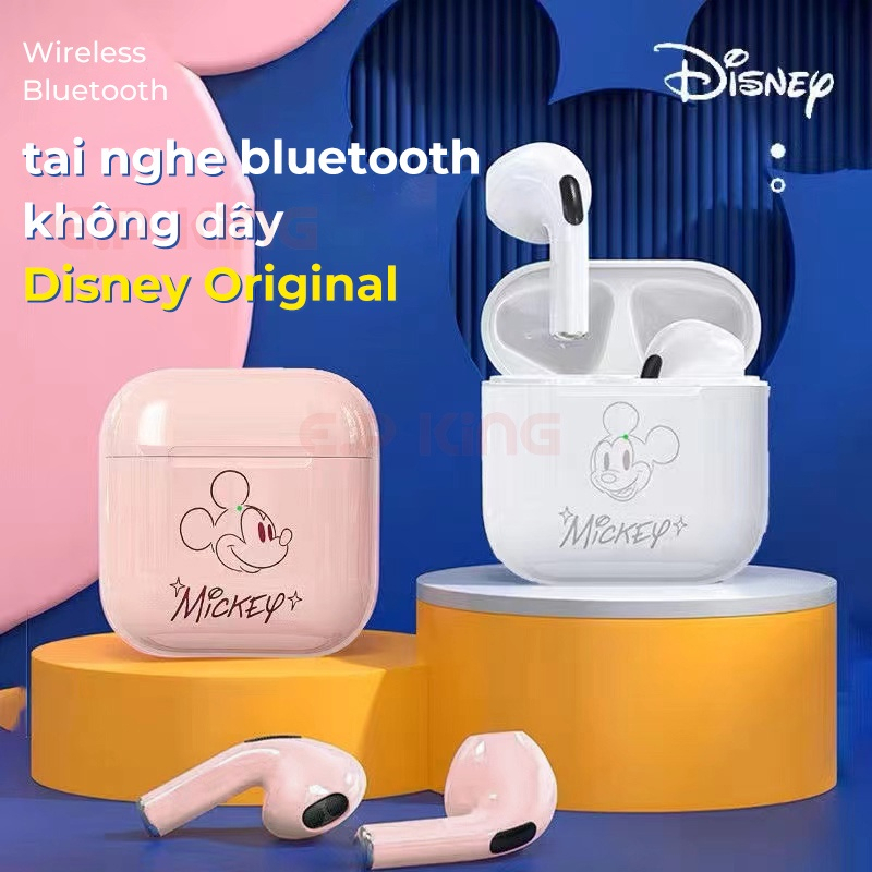 Tai nghe nhét tai không dây L6 Disney bluetooth 5.2 âm thanh hifi tích hợp mi cờ rô tiện lợi- TECHHIGH