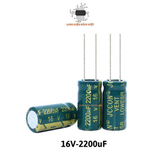 Tụ hóa 16v 2200uf 10x20mm chính hãng