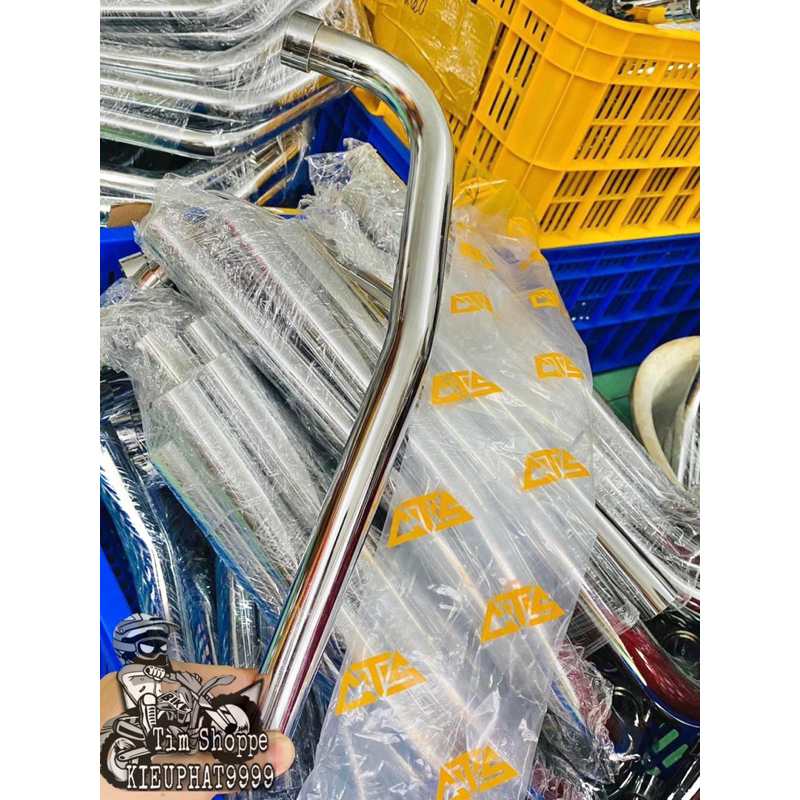 Cổ Pô CTS inox 304 Phủ from chịu nhiệt khôg gỉ Nhiều loại xe máy