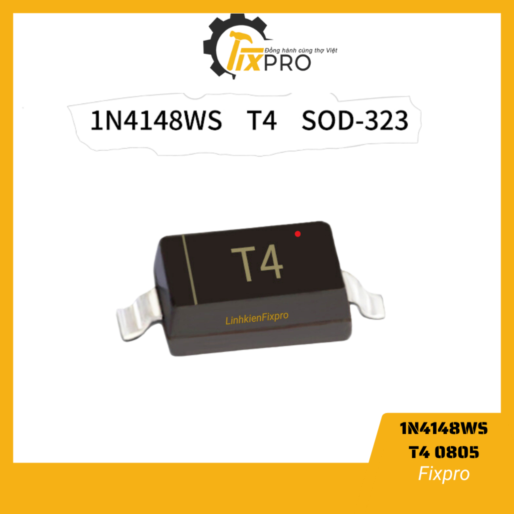 1N4148 T4 SOD-323/0805 1N4148WS Diode xung SMD ( Túi 50 con)
