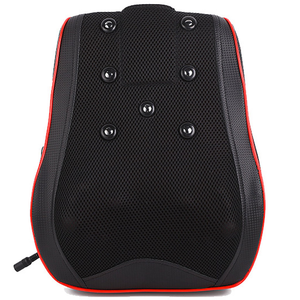 Gối massage cổ vai gáy 20 bi, Máy mát xa toàn thân đa năng vai, gáy, cổ, chân, tay, lưng và cột sống, Máy massage hồng n