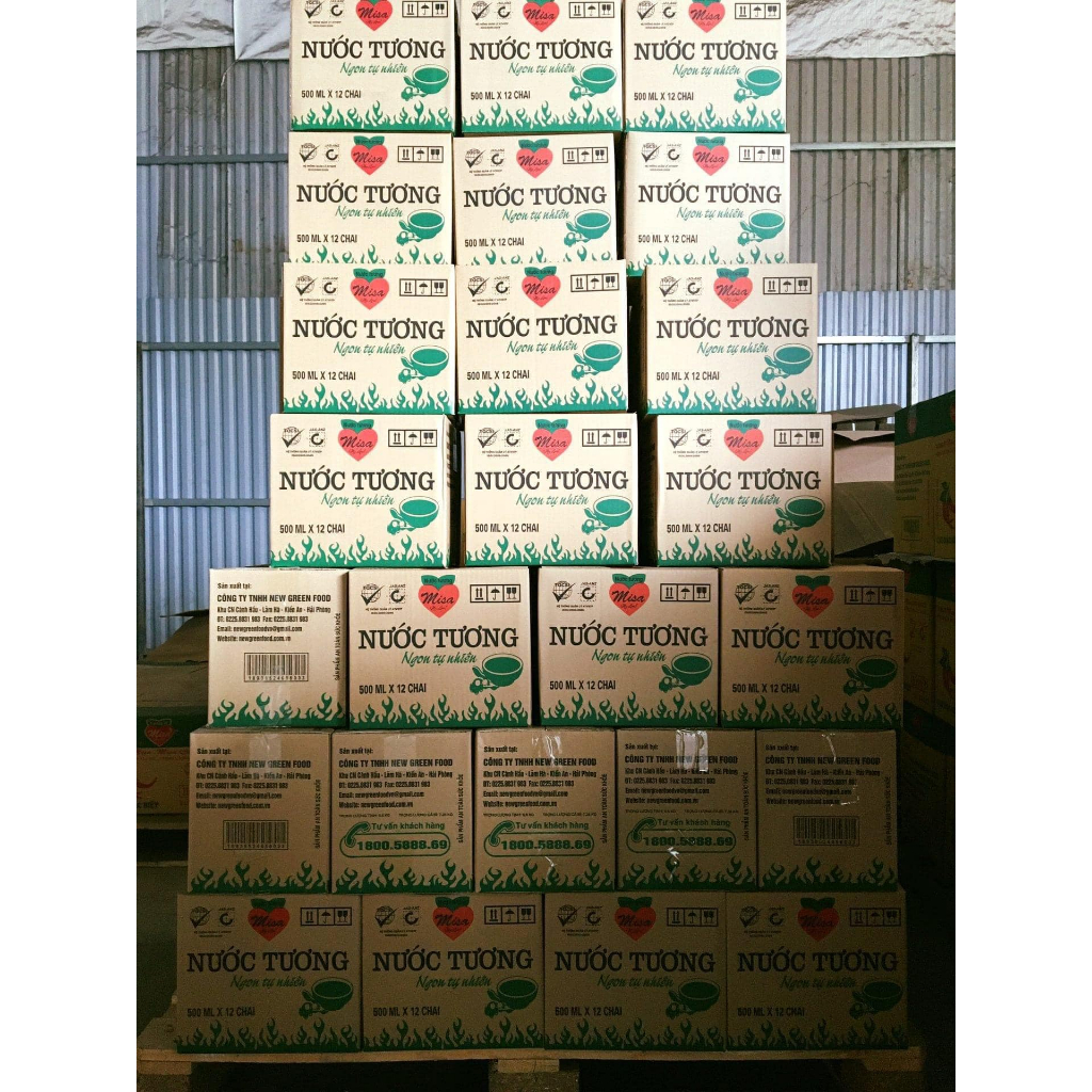 12 CHAI nước tương xì dầu Misa 500ml (sánh đặc)