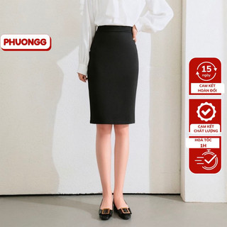 Chân váy công sở PHUONGG hàng xuất chất Umi Hàn siêu xịn mã ngắn (chân váy bút chì)