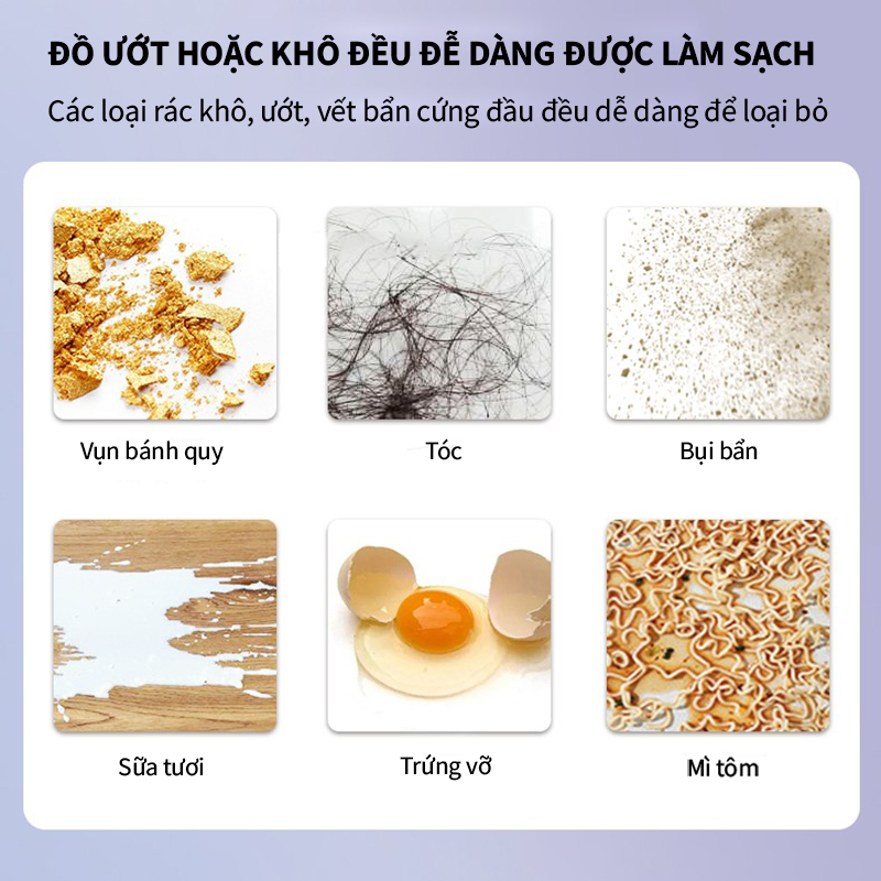 Máy lau sàn hút bụi ướt khô tràn viền không dây-Tự làm sạch