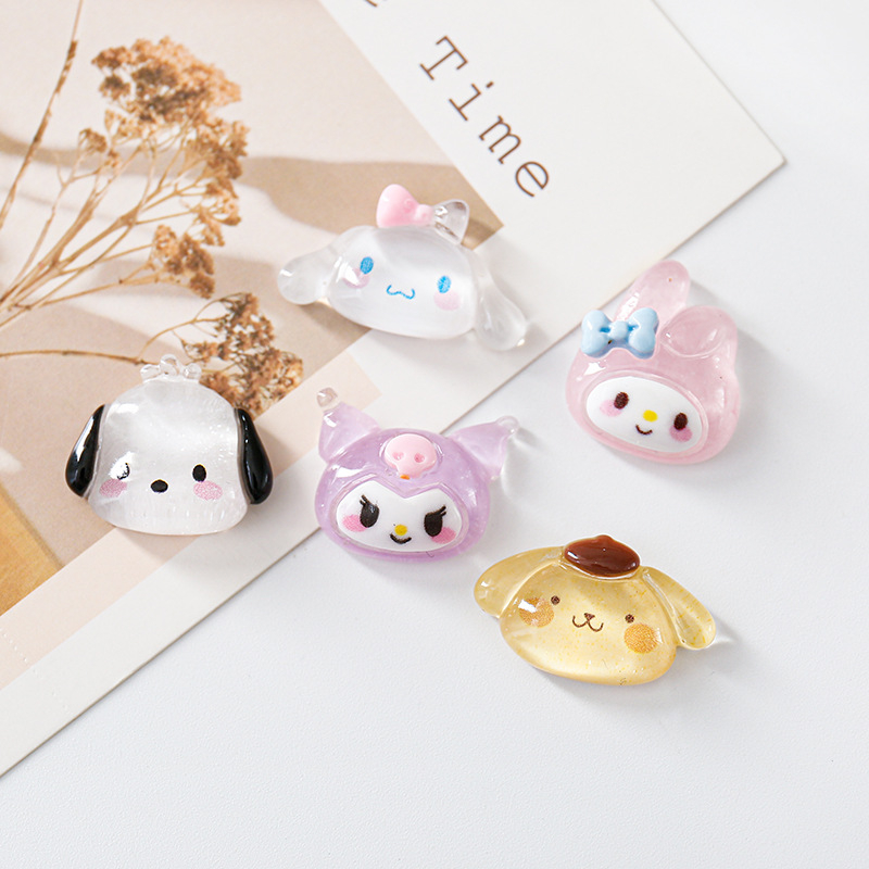 Charm SANRIO Kuromi sticker 3D trang trí siêu cute CHOOAH CHARMKU015