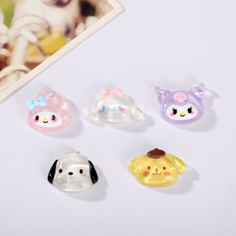 Charm SANRIO Kuromi sticker 3D trang trí siêu cute CHOOAH CHARMKU015
