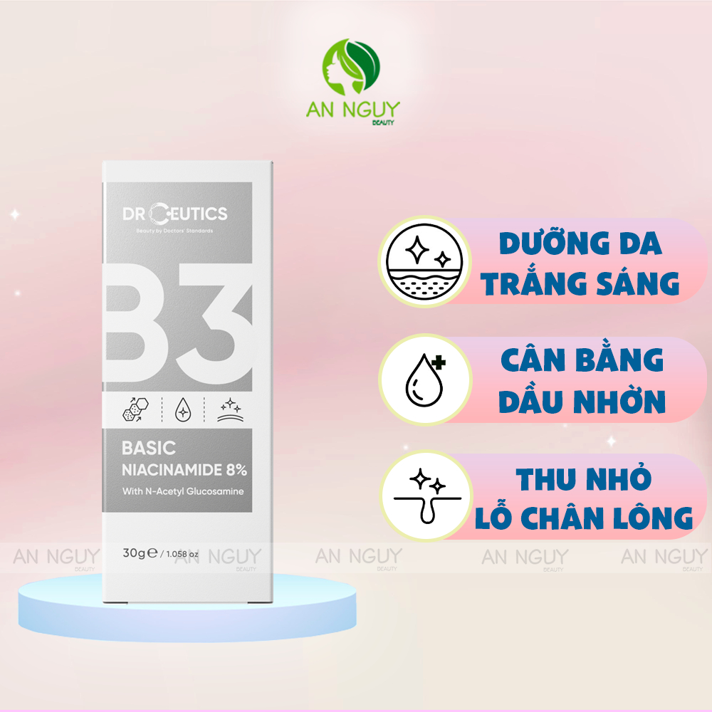 Tinh Chất DrCeutics B3 Mờ Thâm, Thu Nhỏ Lỗ Chân Lông 30ml