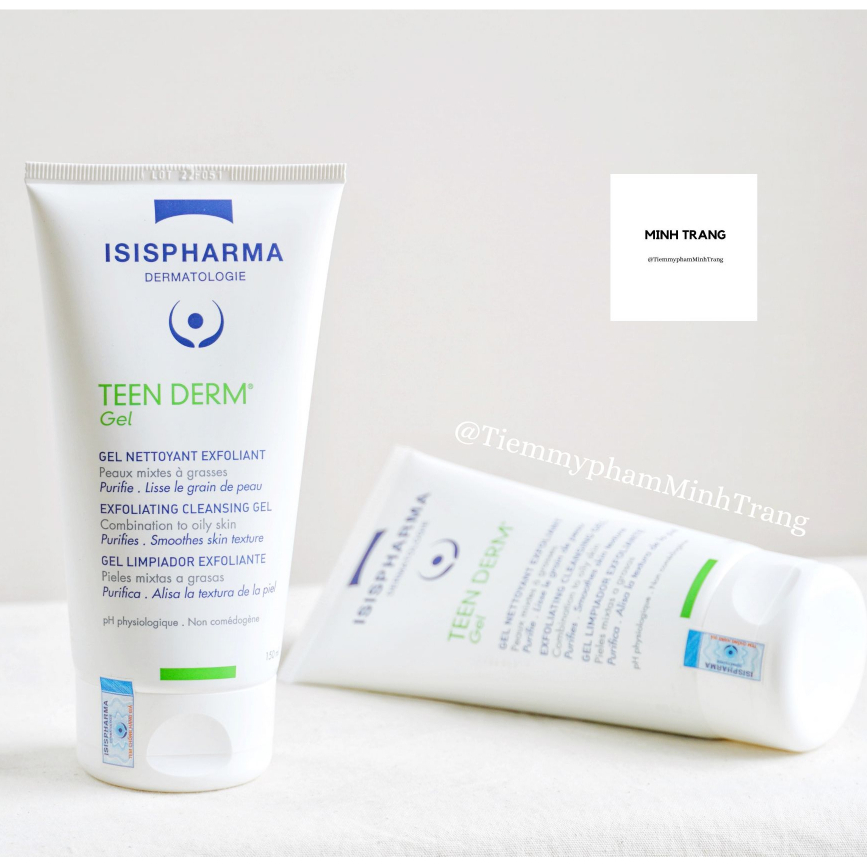 Sửa rữa mặt Isis Pharma ngăn ngừa Mụn Teen Derm Gel (150mL)