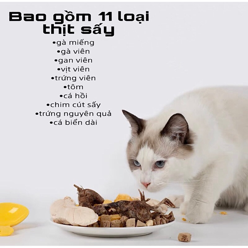 Snack Gà viên,ức gà, Gà mix lòng đỏ trứng, Cá sấy khô 50g-100g