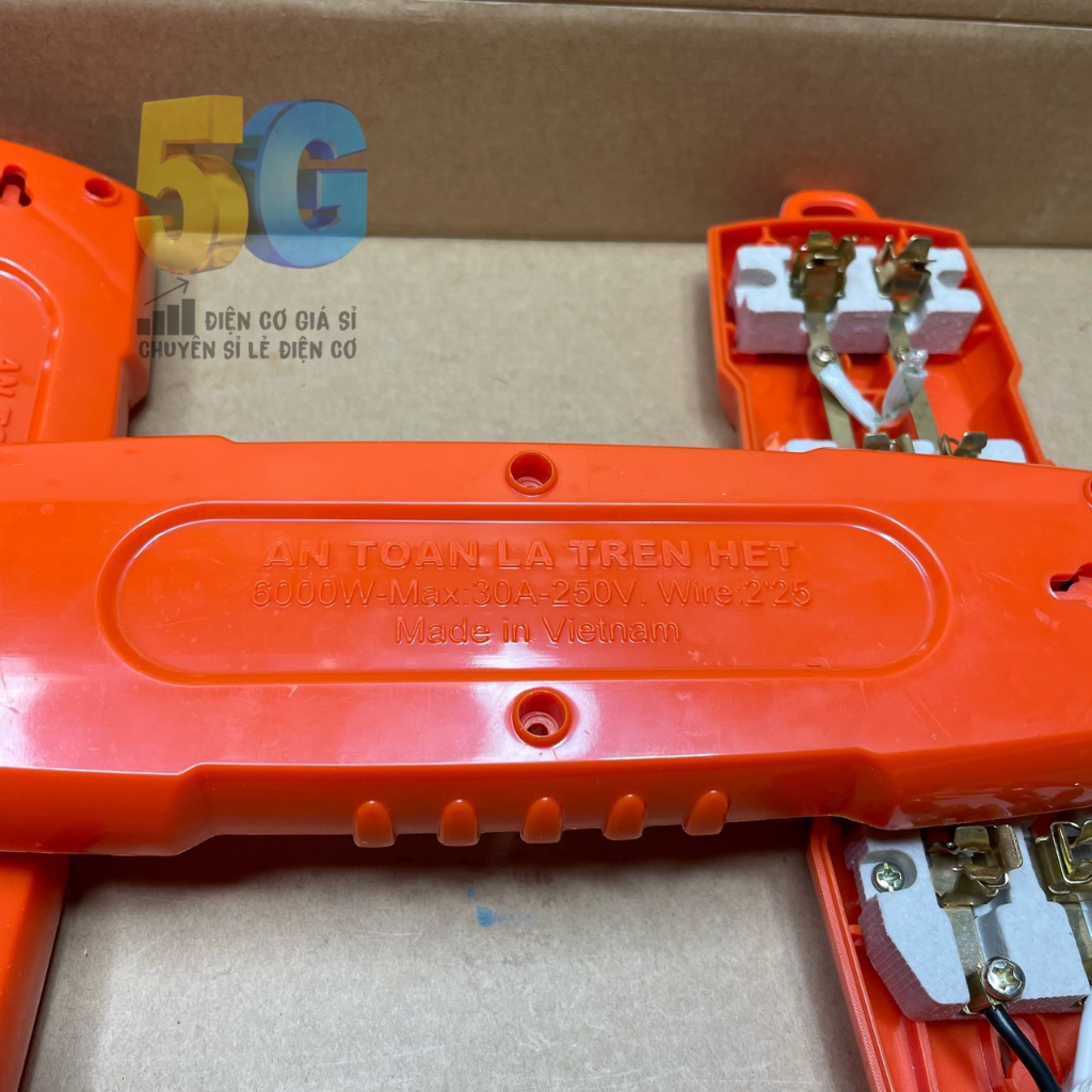 Ổ Cắm Chịu Tải 6000w Kèm Dây Nguồn 0.72mm Đen 1.0mm Xám 1.5mm Vàng Mua 1 Lần Dùng 1 Đời