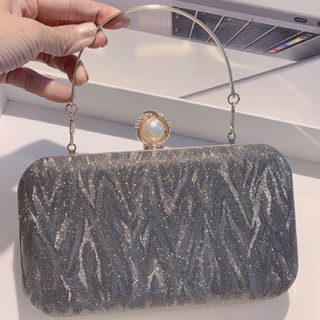 Bóp Đầm Đeo Vai Kết Hạt Thủ Công Hàng Cao Cấp Có Quai ,Clucth Đính Đá 040