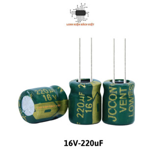 Tụ hóa 16v 220uf 6x11mm tần số cao