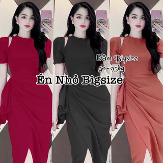 Đầm Bigsize Đầm Dự Tiệc Giá Rẻ Xinh Xắn Dáng Đẹp Bigsize 50-100kg