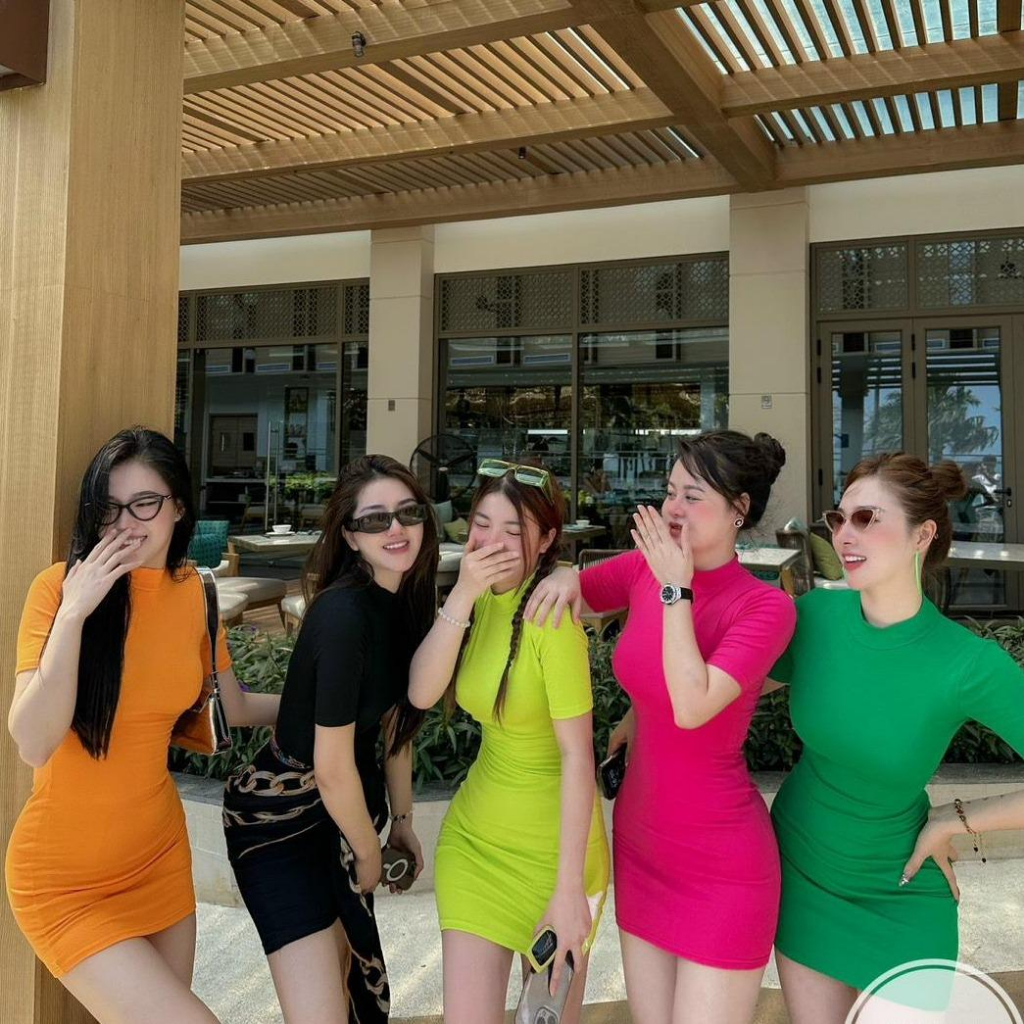 VÁY BODY CỘC TAY 5 MÀU - V19