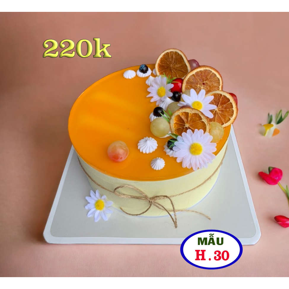 Bánh sinh nhật mô hình, bánh giả trưng bày tủ - bánh kem giả hoa quả cực đẹp