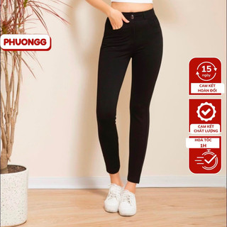 Quần tregging cạp cao tôn dáng chất Umi Hàn đanh mịn - dày dặn  hàng V.N.X.K đủ size 43 - 65kg