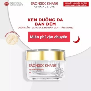 Kem dưỡng da ban đêm SẮC NGỌC KHANG (lọ 10gr), mờ nám, sạm da, giảm tàn nhang, giúp da đều màu, sáng đẹp