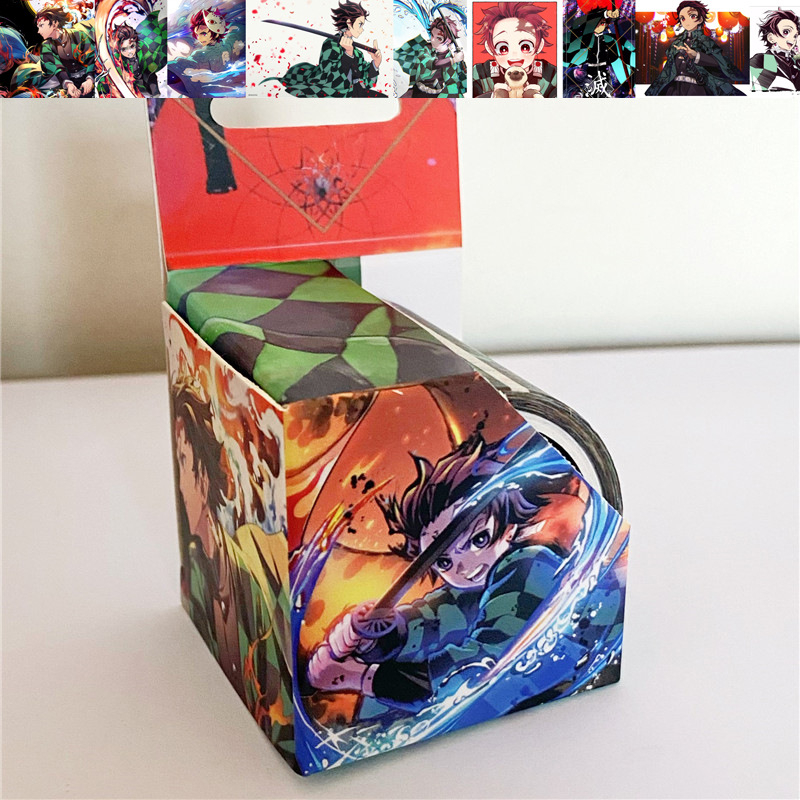 Sticker Kimetsu No Yaiba Washi Tape Kimetsu No Yaiba Demon Slayer Dễ Thương