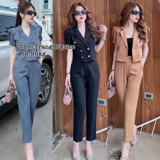 Thời Trang Bigsize - Set Bộ Dài Bigsize Xinh Thiết Kế Dự Tiệc Nữ Cao Cấp Xinh Đẹp Sang Trọng 50-95kg