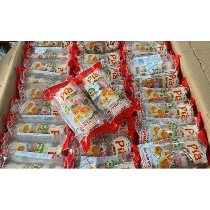 Bánh pía mini 1 túi 5 bánh 130g vị sầu riêng đậu , sầu riêng lá dứa, sầu riêng khoai môn