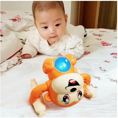 Đồ Chơi Vui Nhộn Khỉ Nhào Lộn Xoay 360 Độ Có Nhạc Và Đèn Led Đáng Yêu Giải Trí Cho Trẻ Sơ Sinh Và Trẻ Nhỏ Vui Chơi