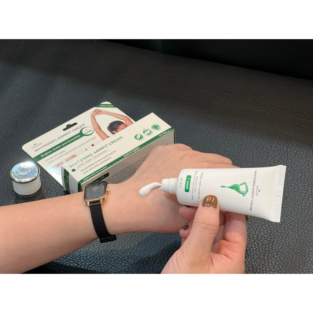 Kem Giảm Thâm Nách Vacosi Whitening Armpit Cream, Kem Dưỡng Trắng Nách, Vùng Bikini 30ml VMP02 Hàn Quốc