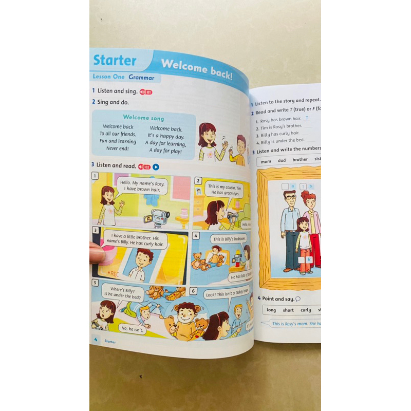 Bộ tiếng anh family and friends 4 SB+WB và 5