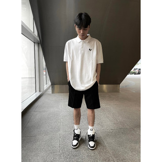 POLO LOGO trắng - ÁO POLO basic CHUỘT TRẮNG