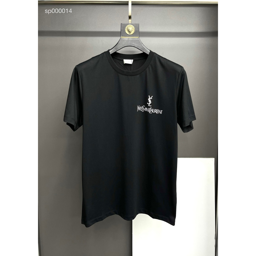 Áo phông T-shirt Yves Saint Laurent logo ngực YSL LA on web