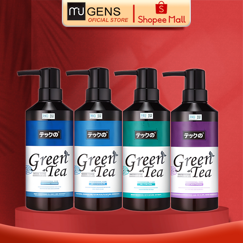 Dầu gội Meiki trà xanh Kiềm dầu, Ngăn gàu, Phục hồi Dưỡng Tóc Siêu Mềm Mượt 780ml MUGENS