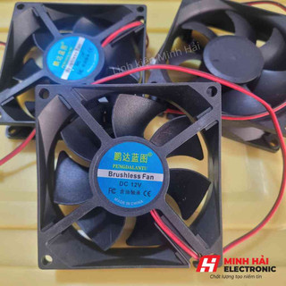 Quạt làm mát 12VDC kích thước 8x8x2,5 cm, 6x6x2,5 cm, 6x6x1,5 cm