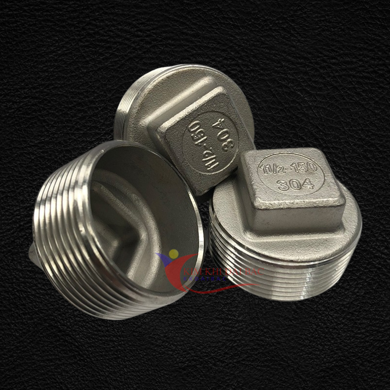 Đầu nắp (Đầu bịt) ren ngoài inox 304