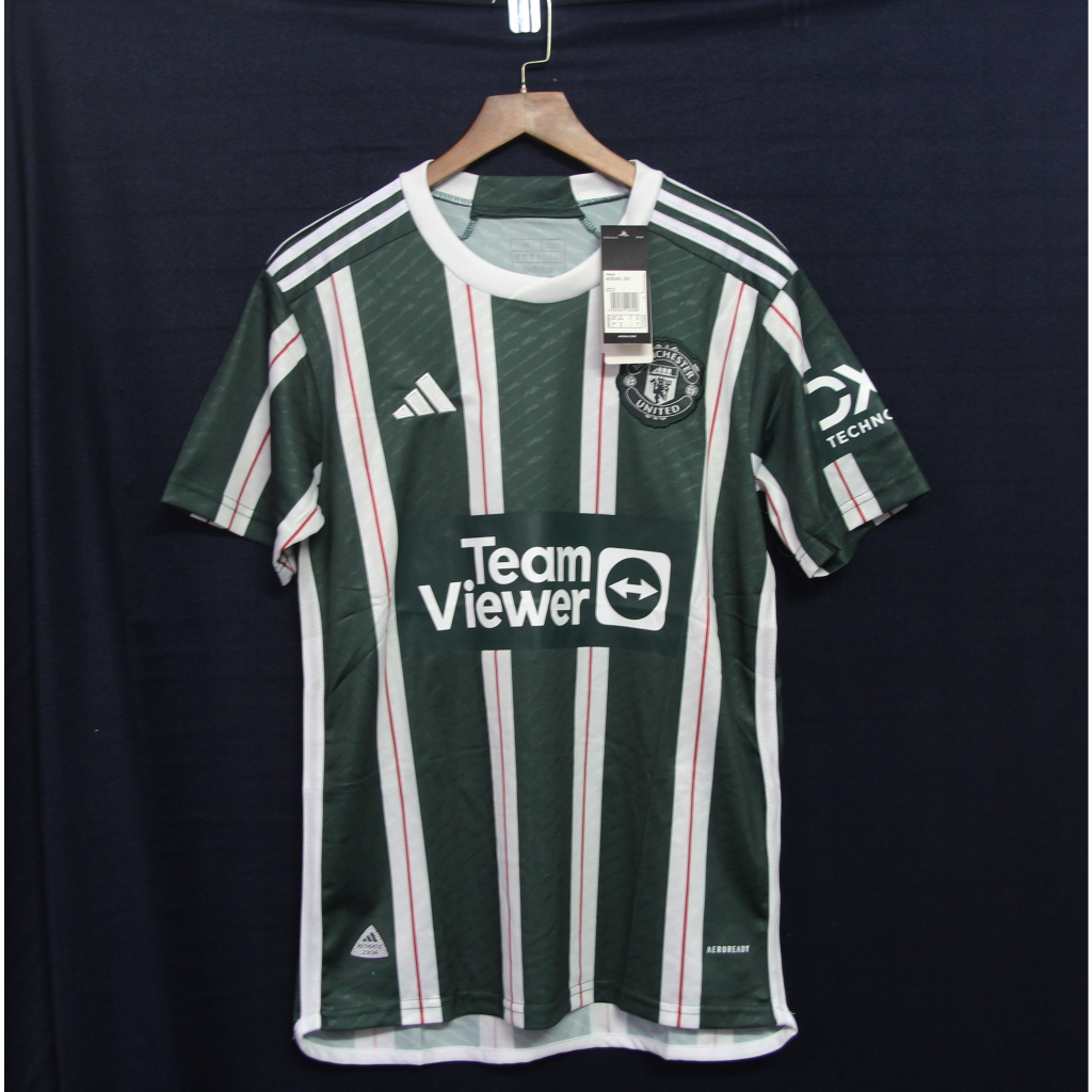 Bộ MU sân khách màu xanh FANS -  hàng mới nhất 2023