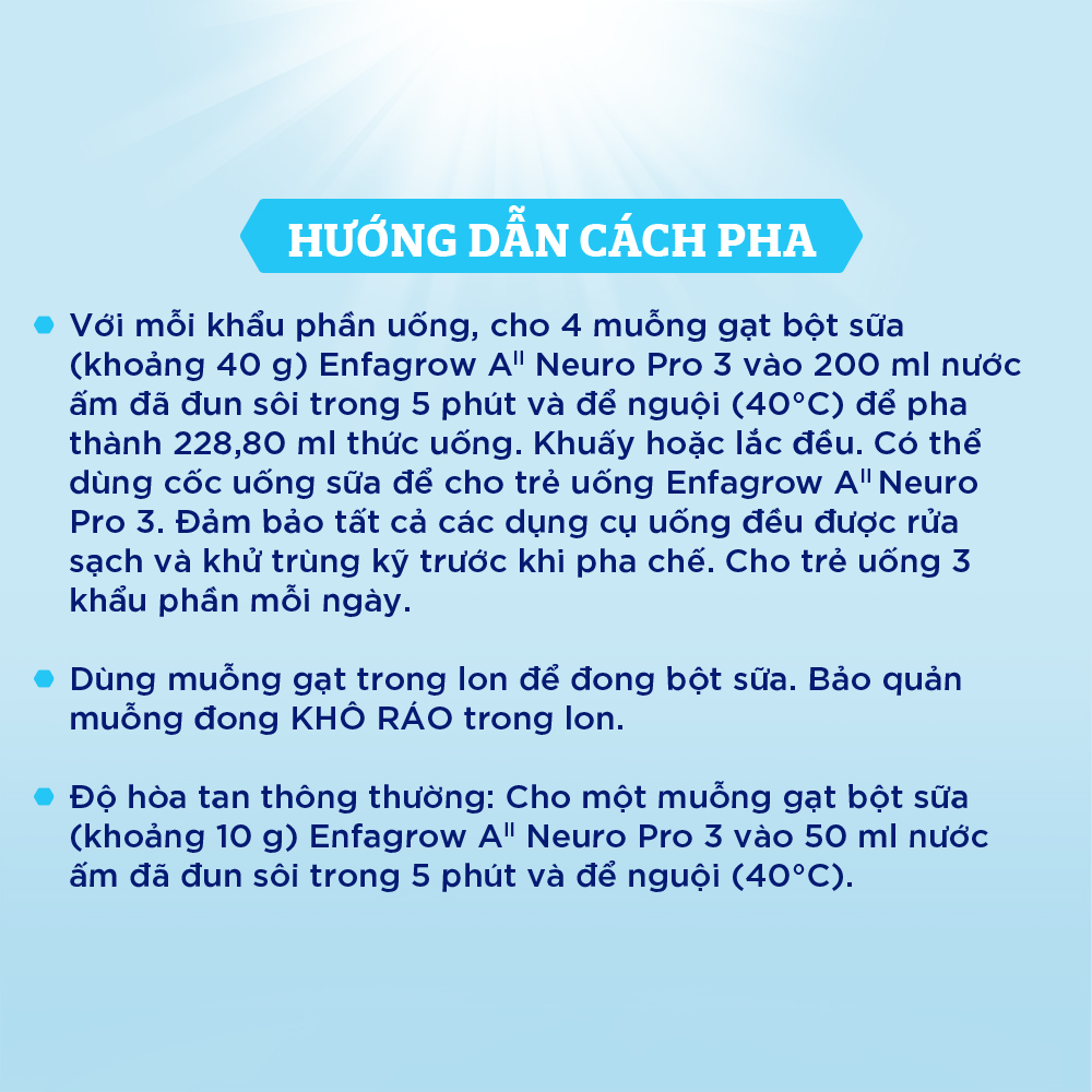 Sữa bột Enfagrow A2 Neuropro 3 – 800g