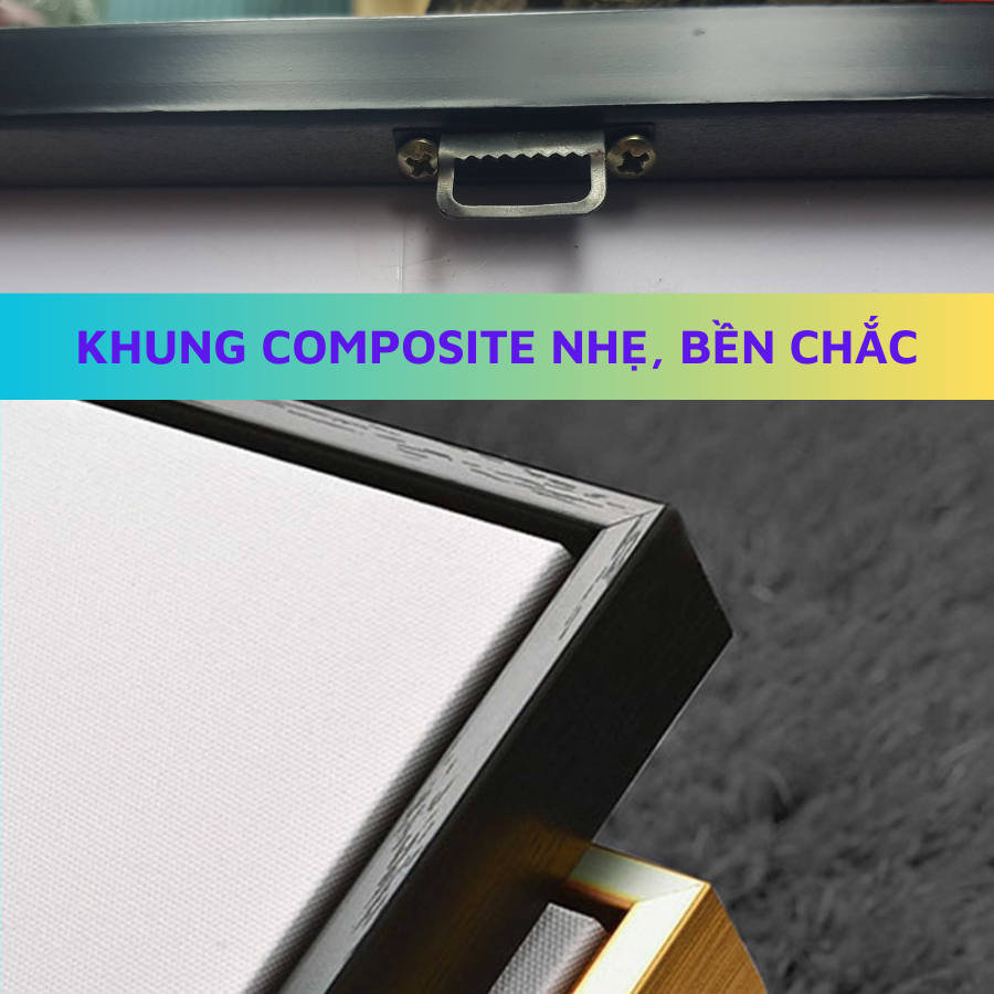 Tranh trang trí văn phòng công ty phòng làm việc tạo động lực có khung tặng kèm đinh treo nhiều mẫu - làm theo yêu cầu