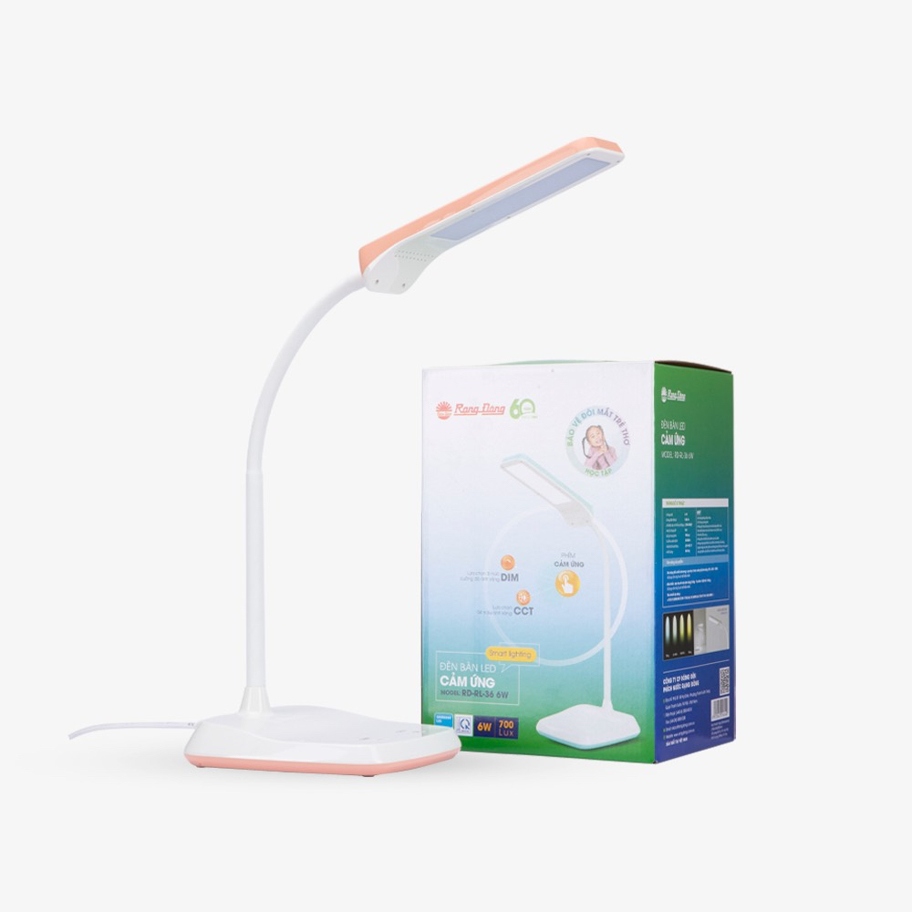 Đèn bàn học led cảm ứng chính hãng Rạng Đông RD RL 36 LED